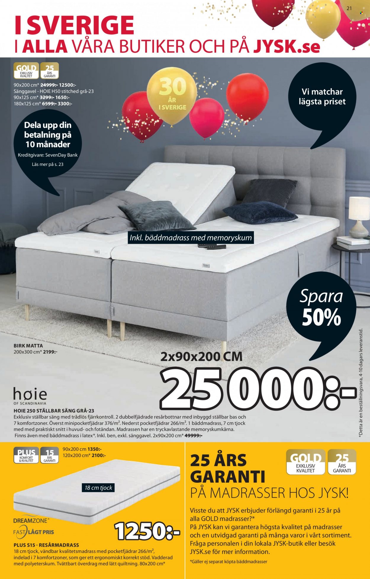 JYSK reklamblad - 27/9 2021 - 10/10 2021. Sida 21