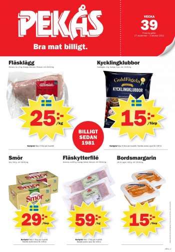 Pekås reklamblad - 27/9 2021 - 3/10 2021.