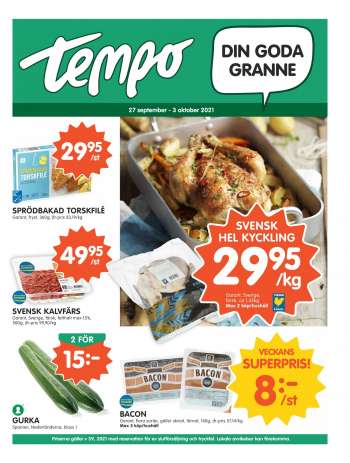 Tempo reklamblad - 27/9 2021 - 3/10 2021.