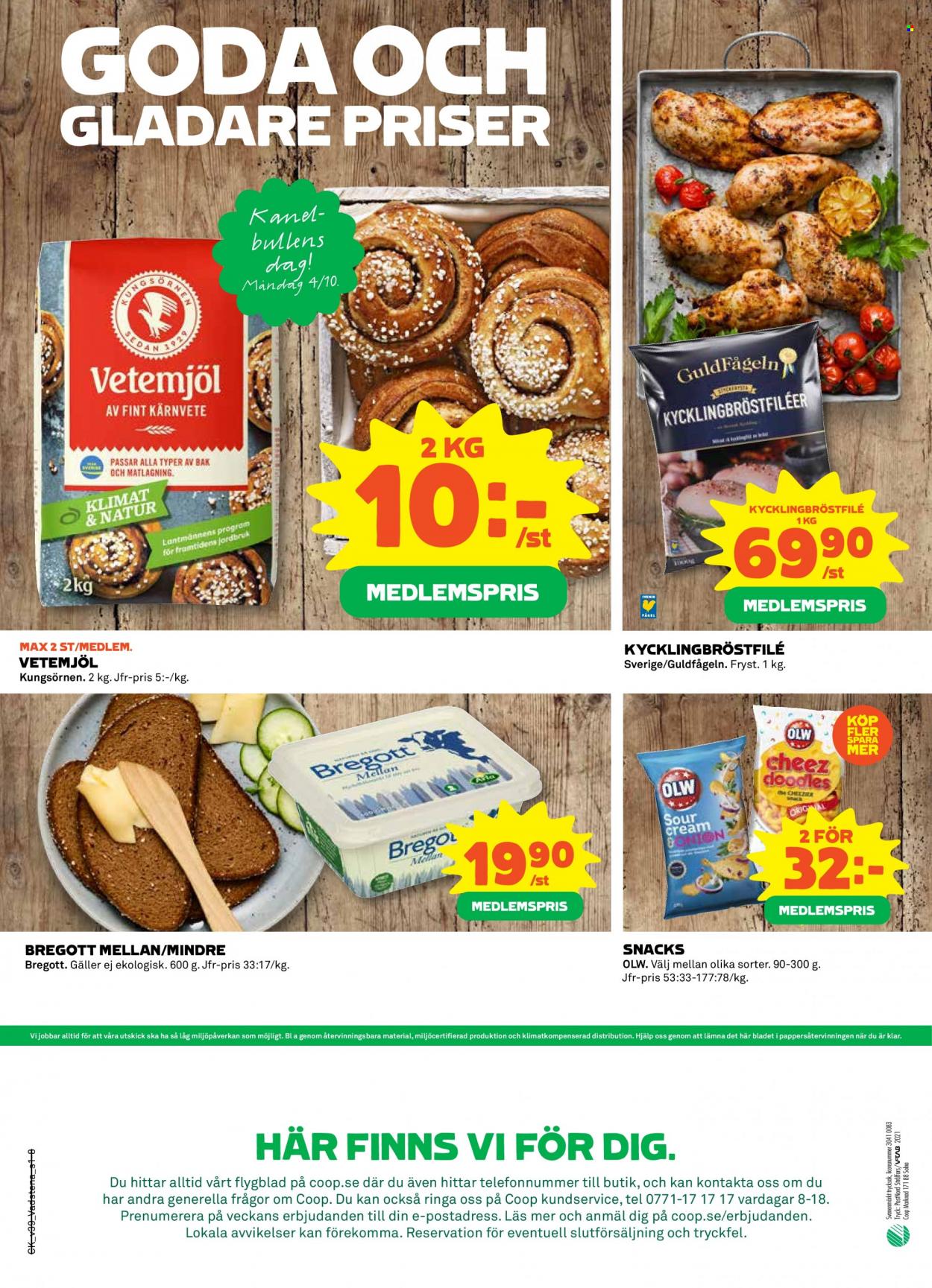 Coop reklamblad - 27/9 2021 - 3/10 2021. Sida 8