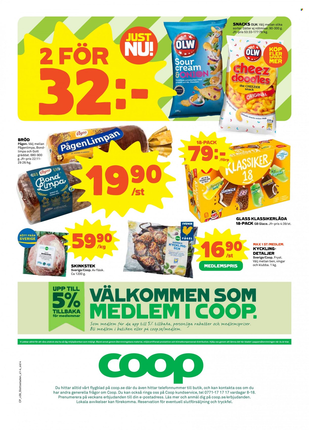 Coop reklamblad - 27/9 2021 - 3/10 2021. Sida 4