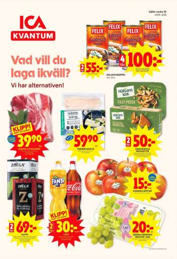 ICA reklamblad - 27/9 2021 - 3/10 2021.