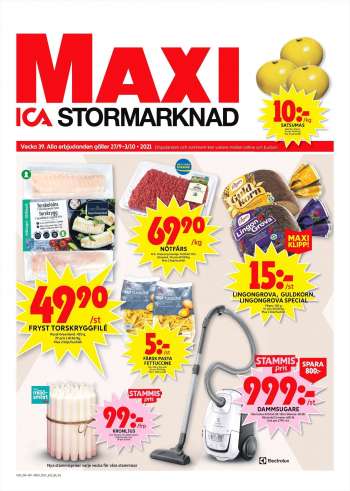ICA reklamblad - 27/9 2021 - 3/10 2021.