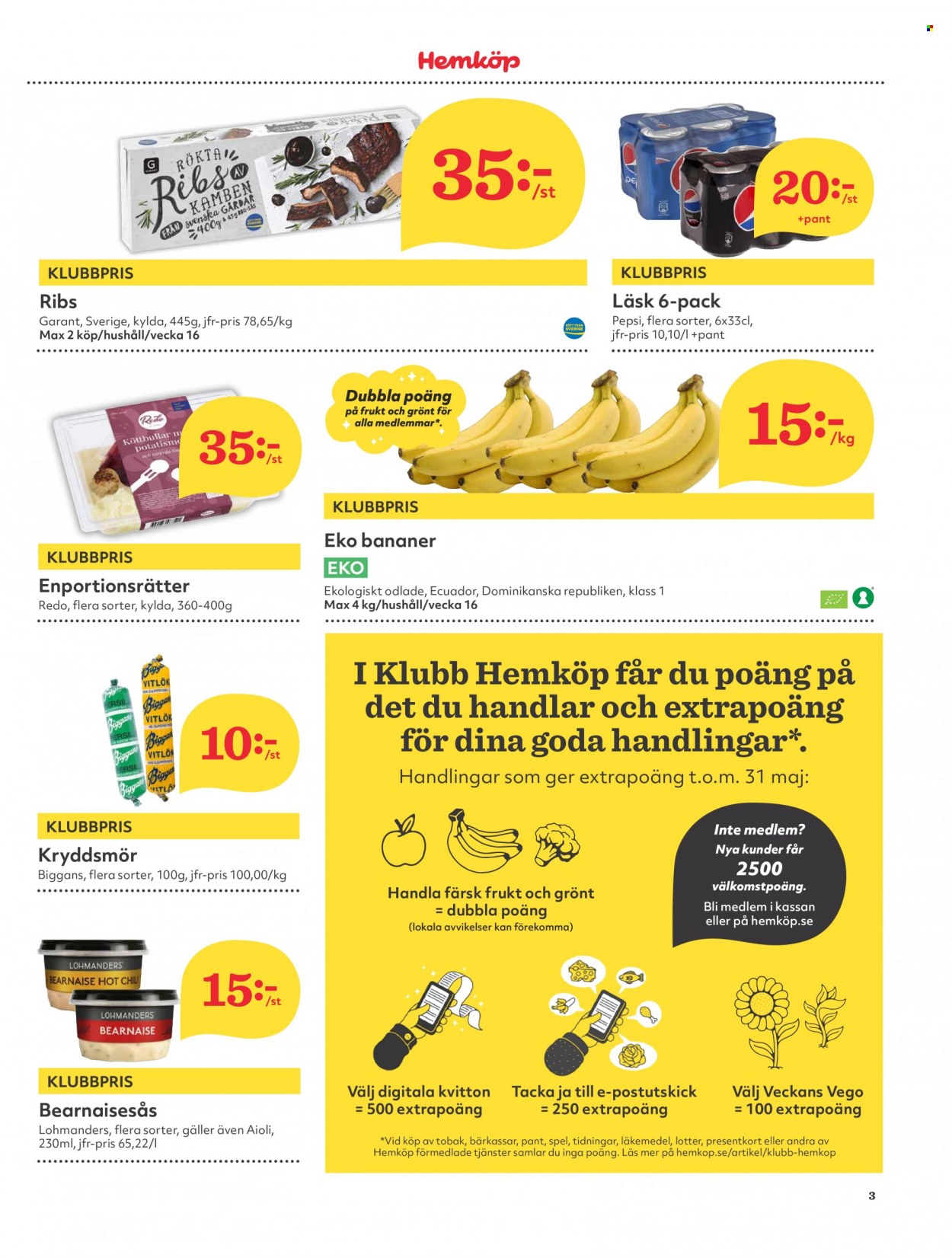Hemköp reklamblad - 27/9 2021 - 3/10 2021. Sida 3