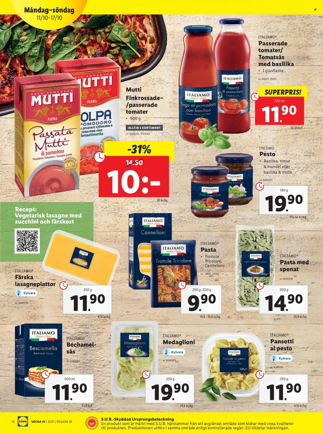 Lidl reklamblad - 11/10 2021 - 17/10 2021. Sida 14