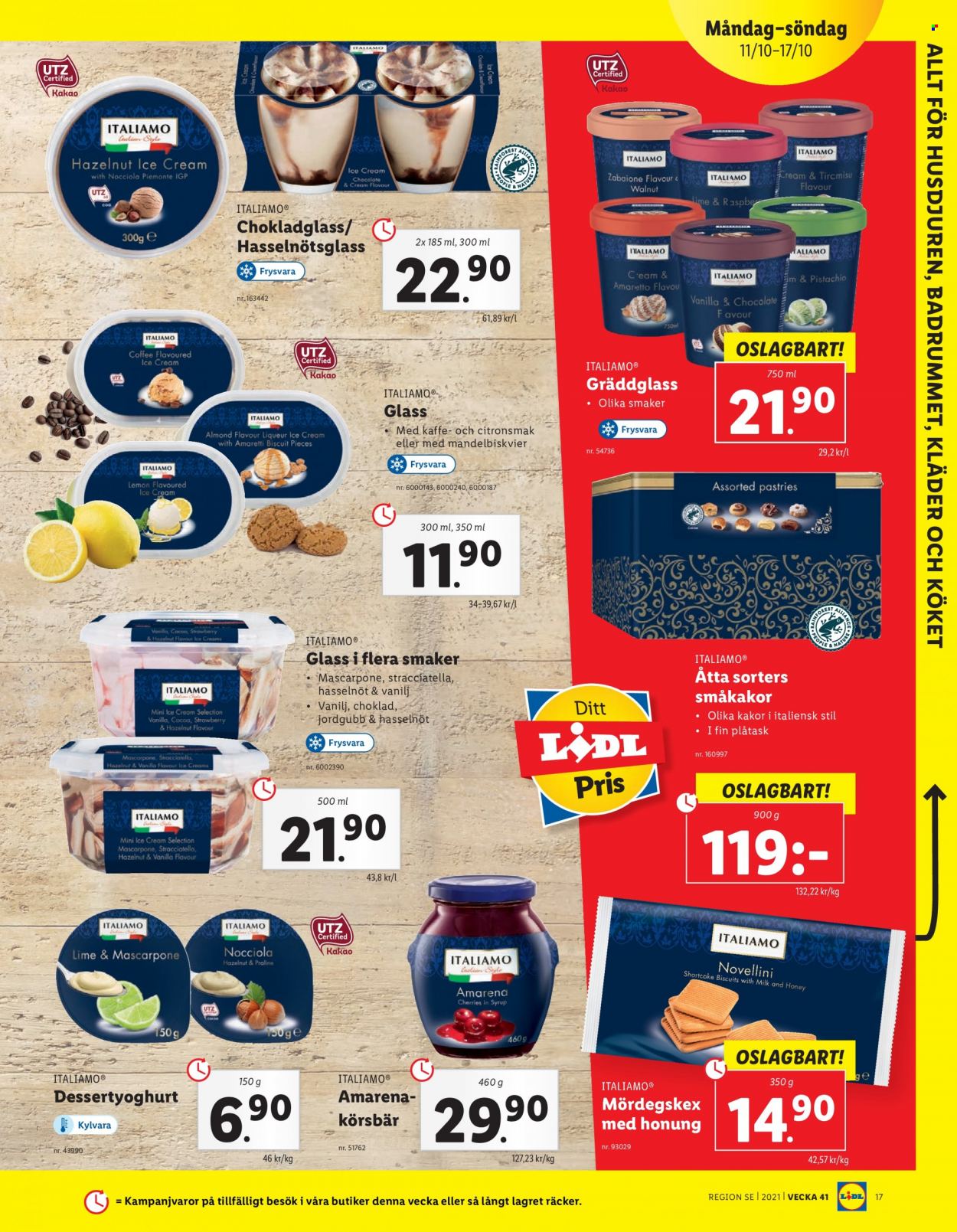 Lidl reklamblad - 11/10 2021 - 17/10 2021. Sida 17