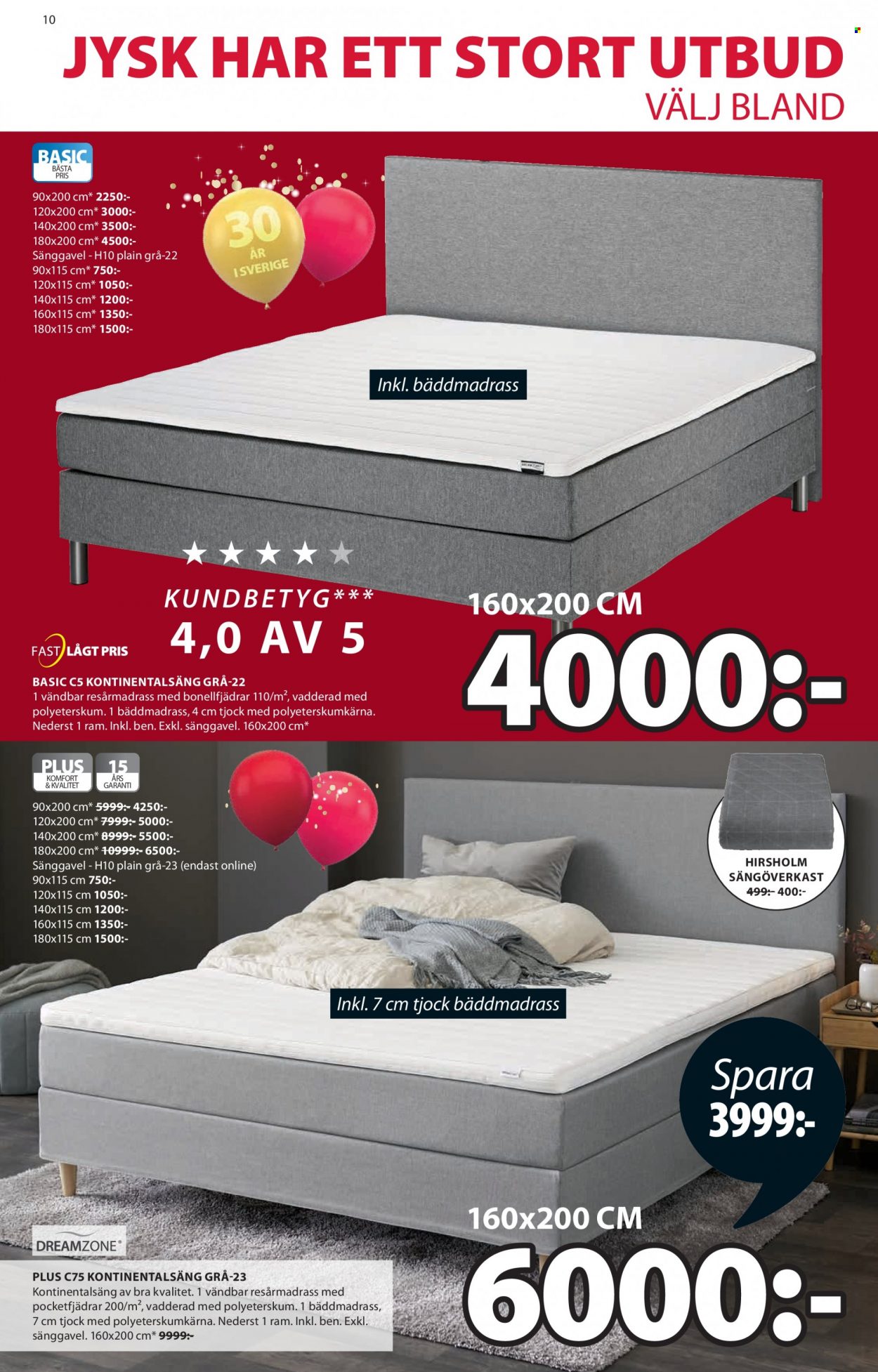 JYSK reklamblad - 4/10 2021 - 17/10 2021. Sida 10
