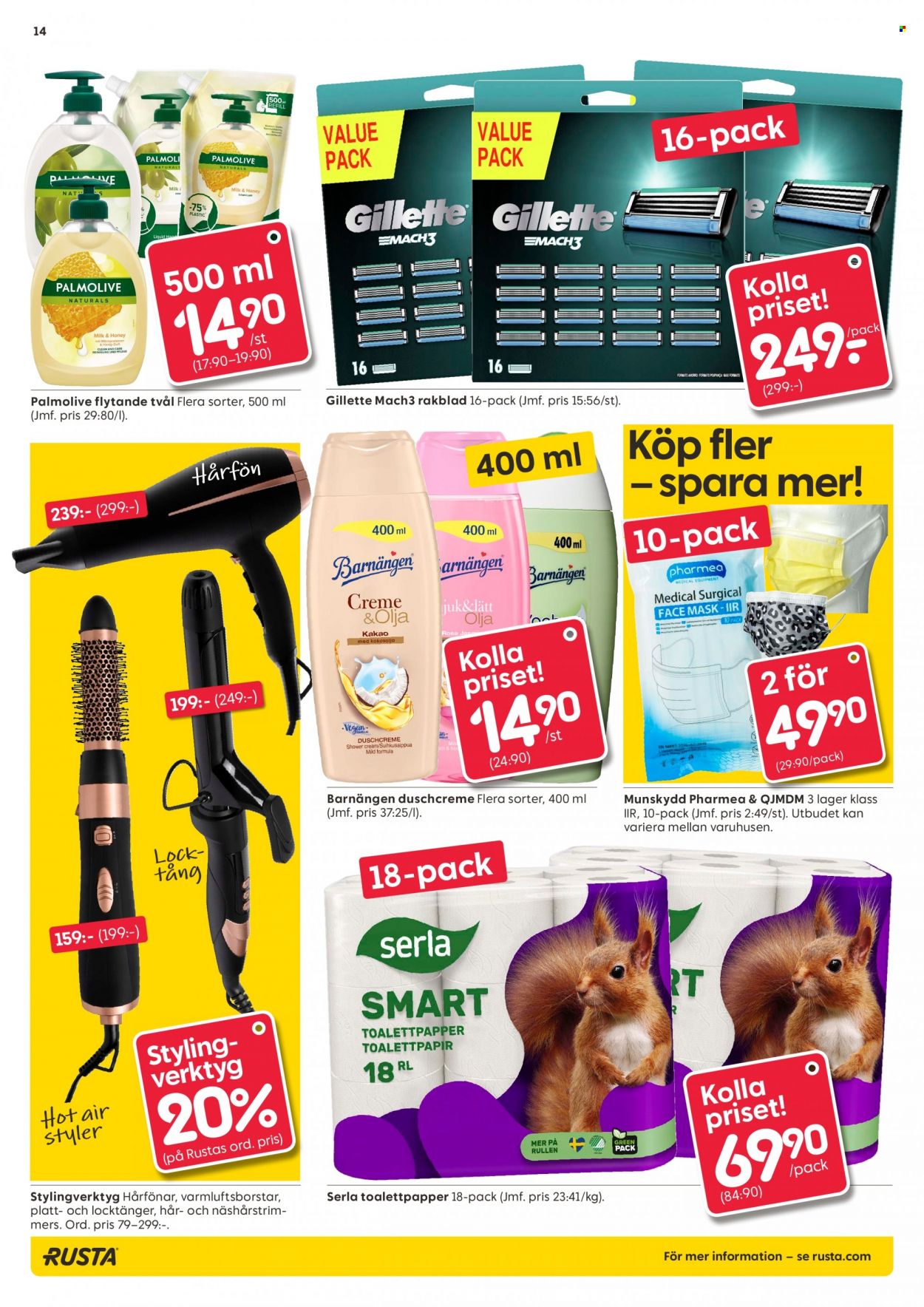 Rusta reklamblad - 6/10 2021 - 12/10 2021. Sida 14
