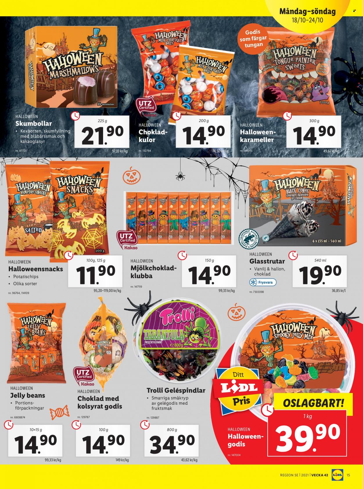 Lidl reklamblad - 18/10 2021 - 24/10 2021. Sida 15