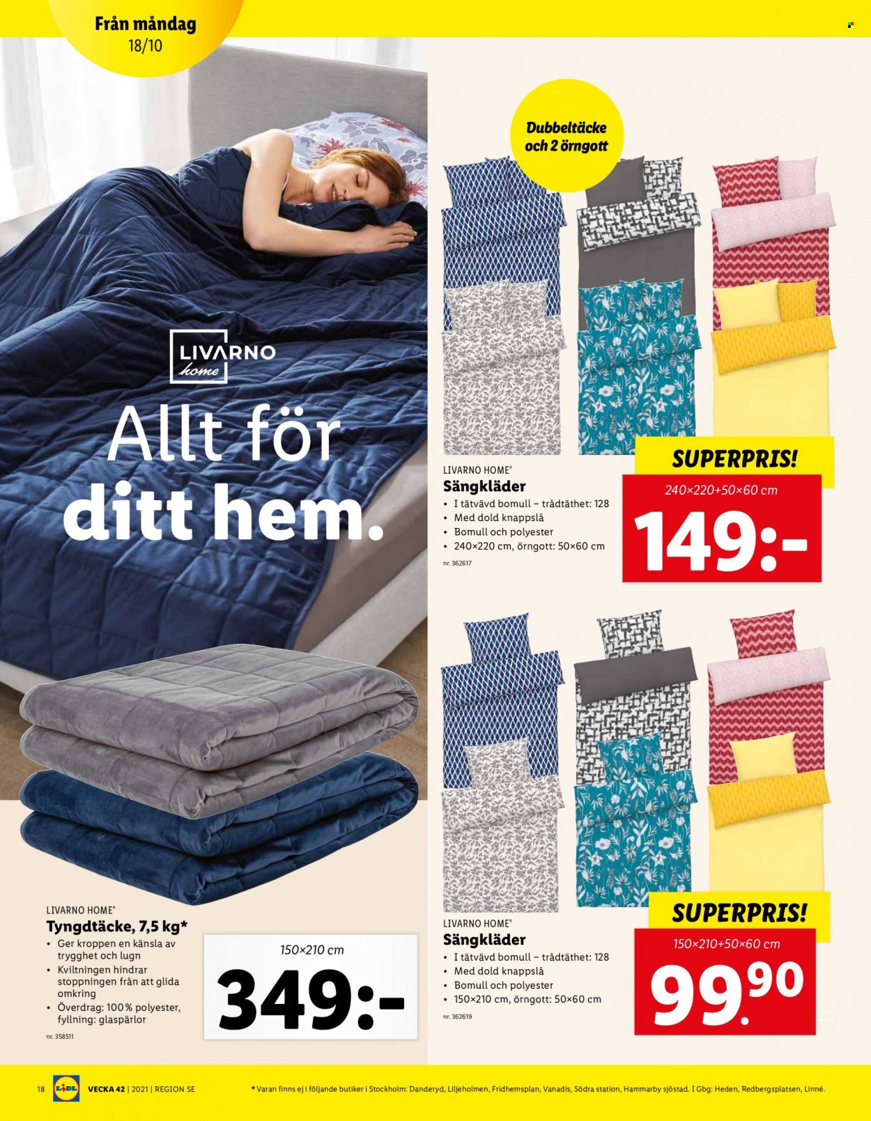 Lidl reklamblad - 18/10 2021 - 24/10 2021. Sida 18