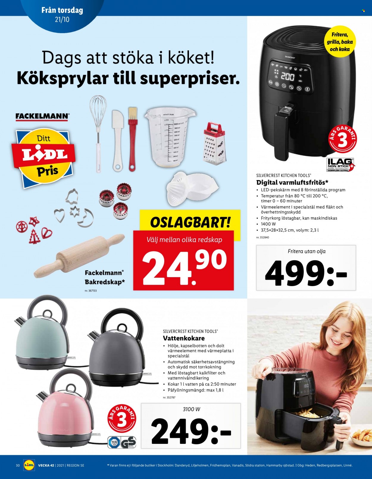 Lidl reklamblad - 18/10 2021 - 24/10 2021. Sida 30