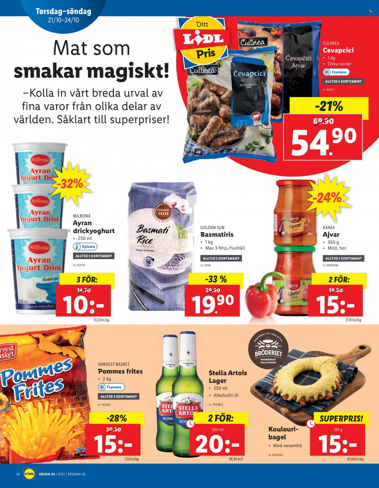 Lidl reklamblad - 18/10 2021 - 24/10 2021. Sida 34