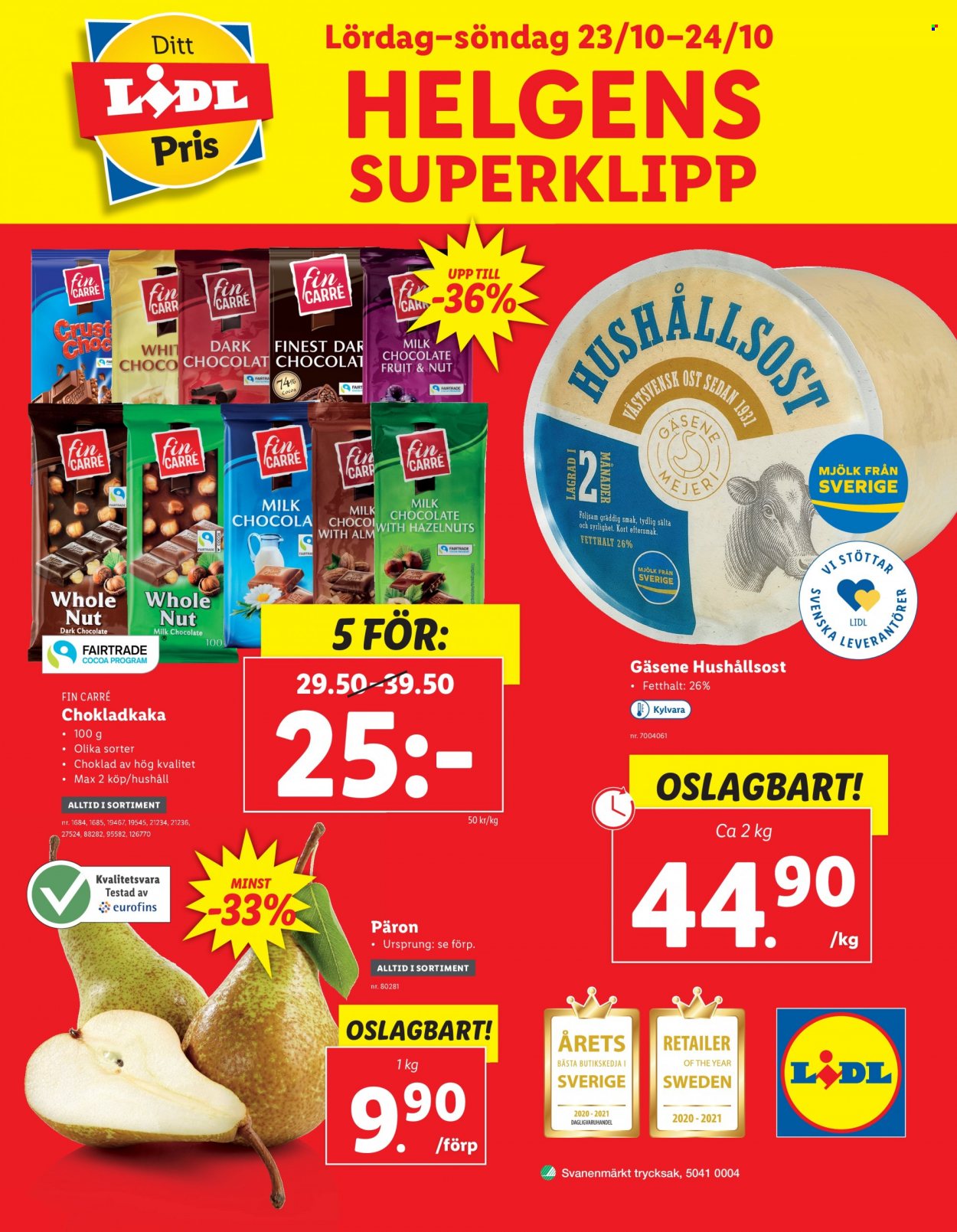 Lidl reklamblad - 18/10 2021 - 24/10 2021. Sida 36