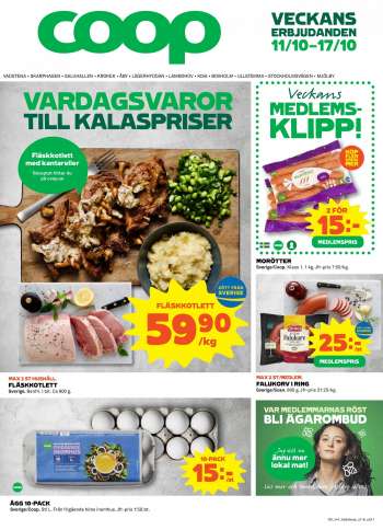 Coop reklamblad - 11/10 2021 - 17/10 2021.