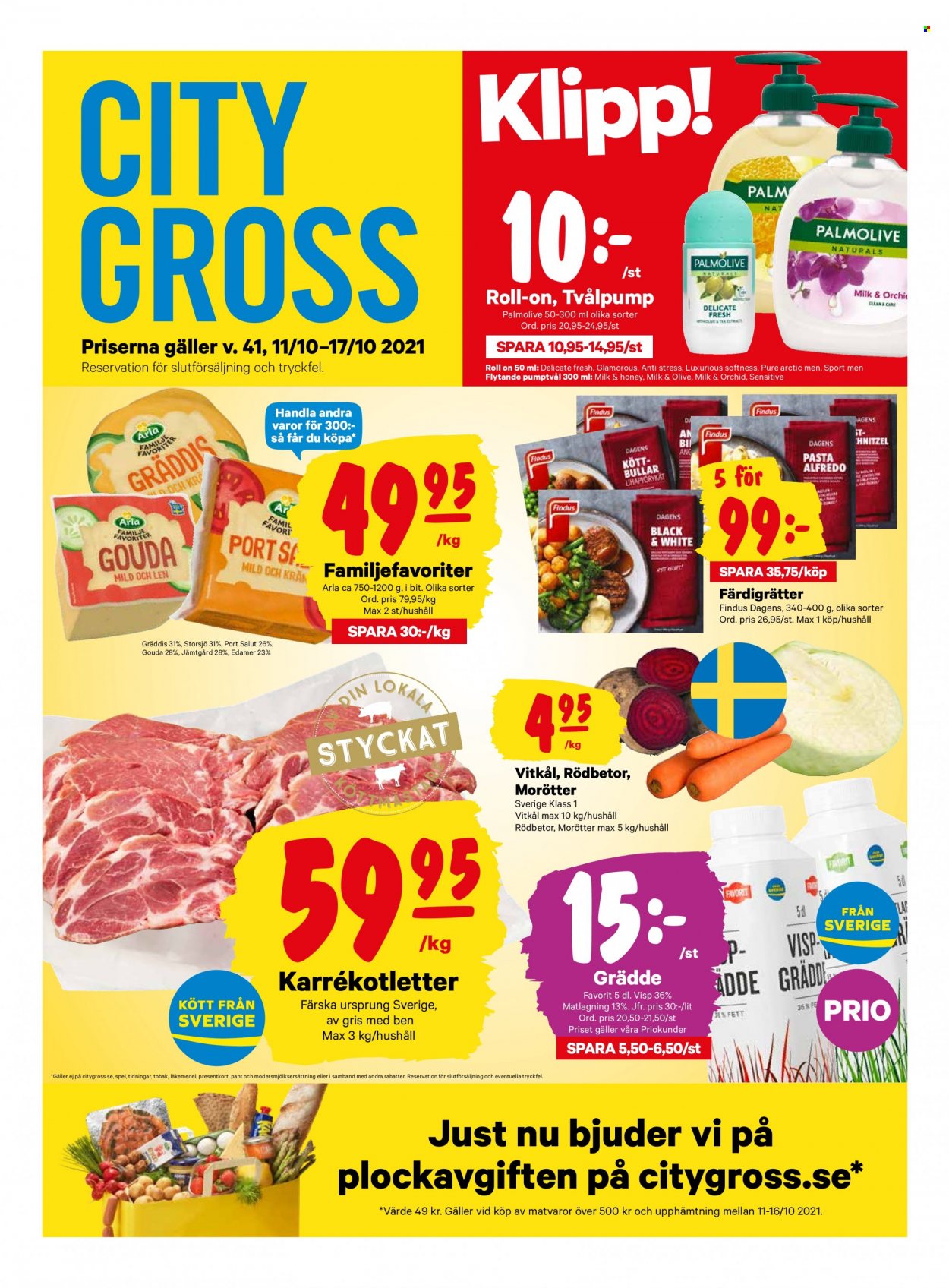 City Gross reklamblad - 11/10 2021 - 17/10 2021. Sida 1