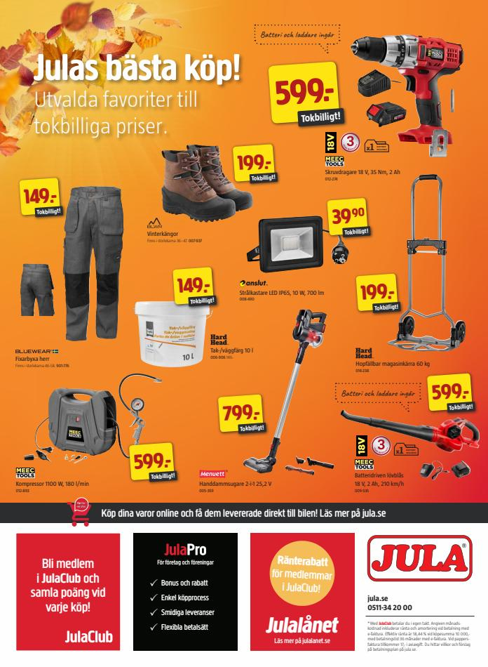 Jula reklamblad - 15/10 2021 - 7/11 2021. Sida 6