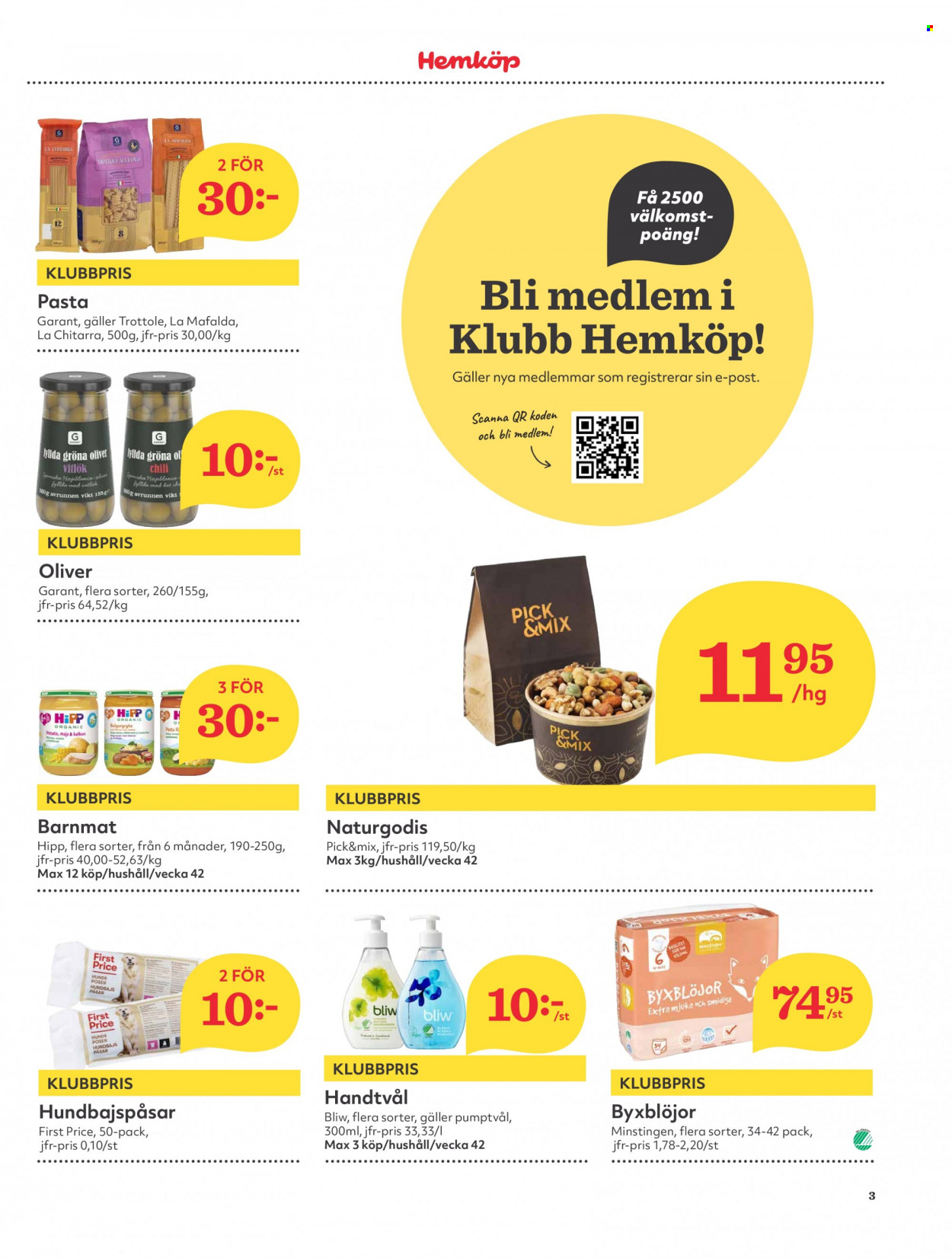 Hemköp reklamblad - 18/10 2021 - 24/10 2021. Sida 3