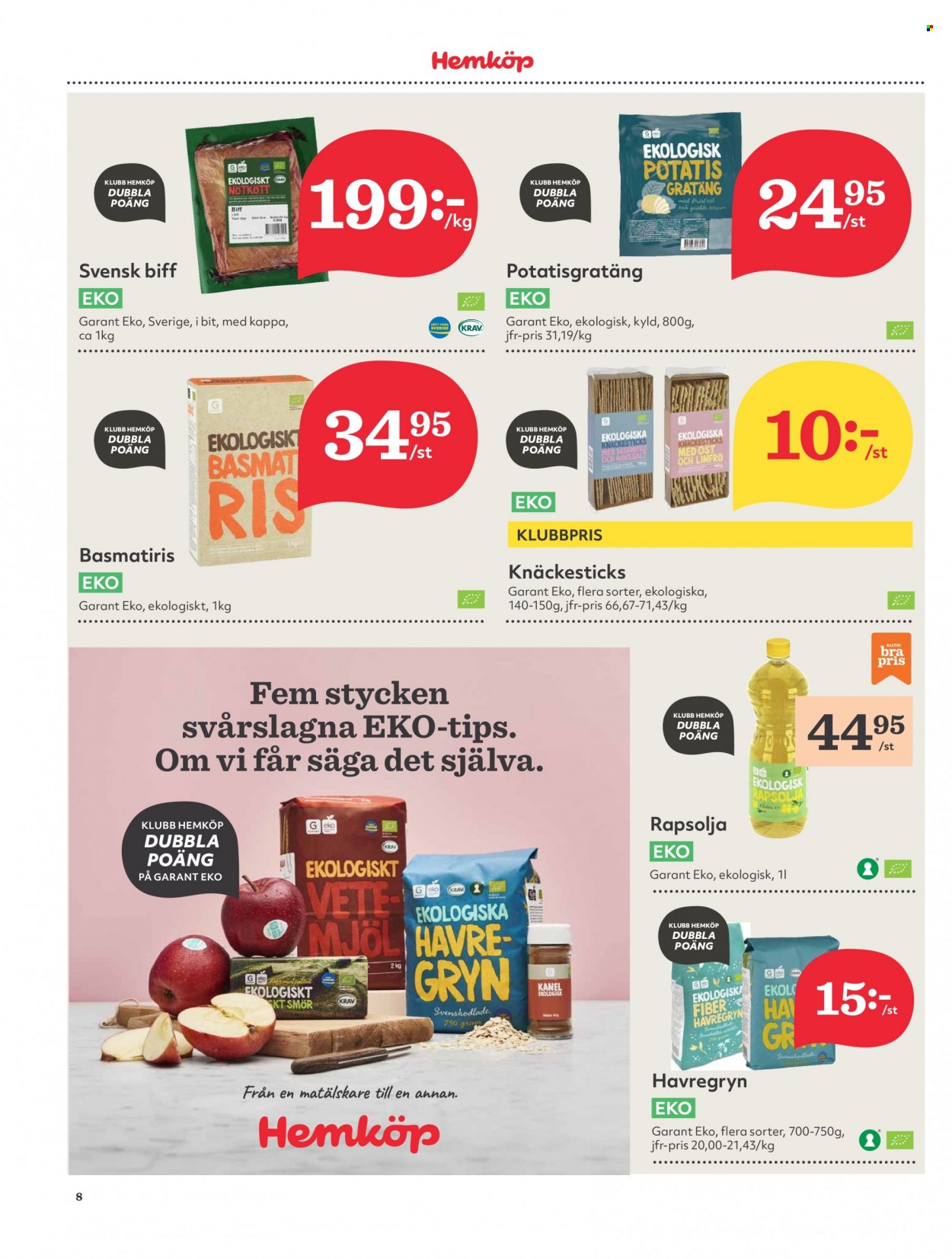 Hemköp reklamblad - 18/10 2021 - 24/10 2021. Sida 8