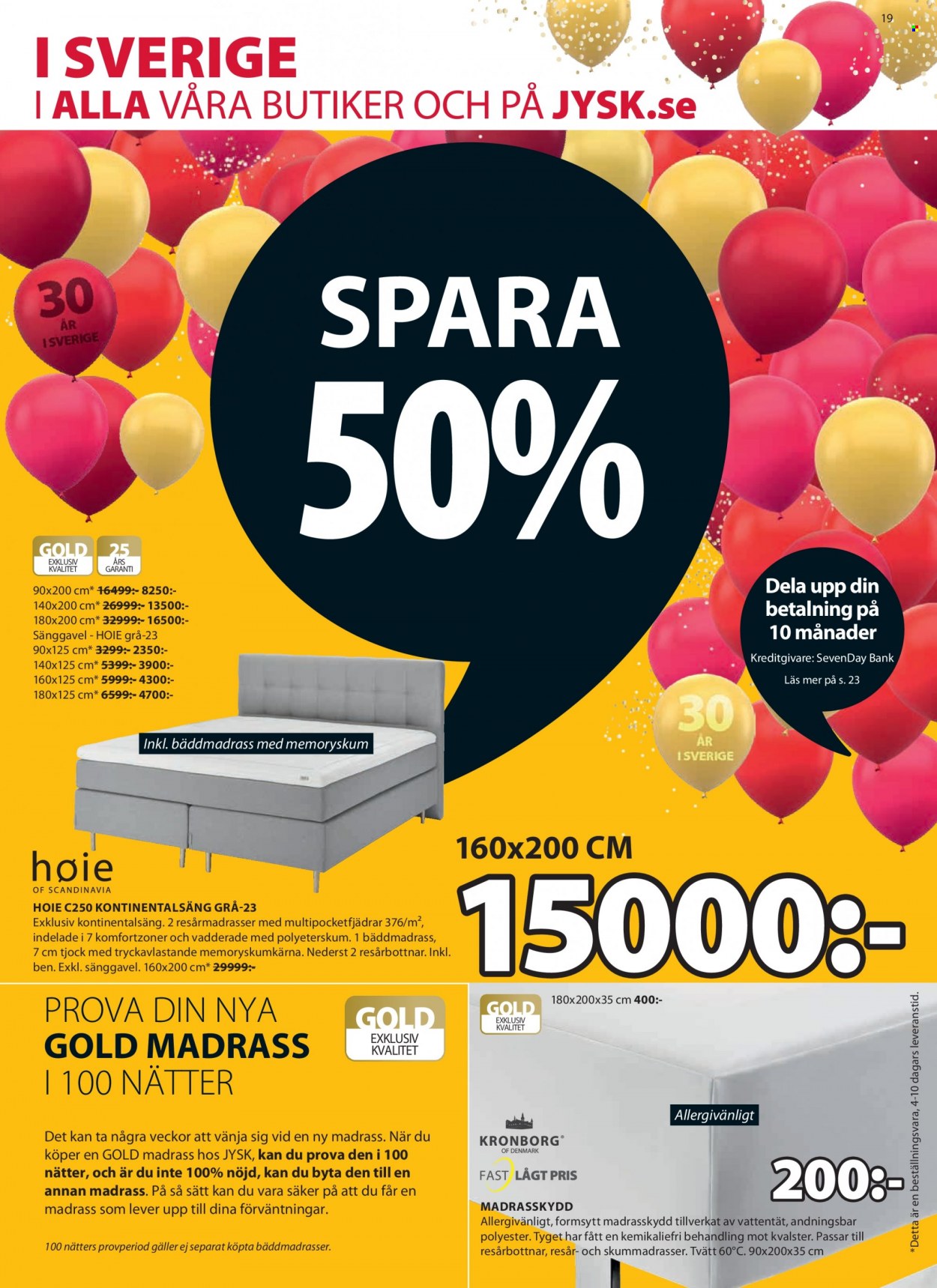 JYSK reklamblad - 18/10 2021 - 24/10 2021. Sida 19