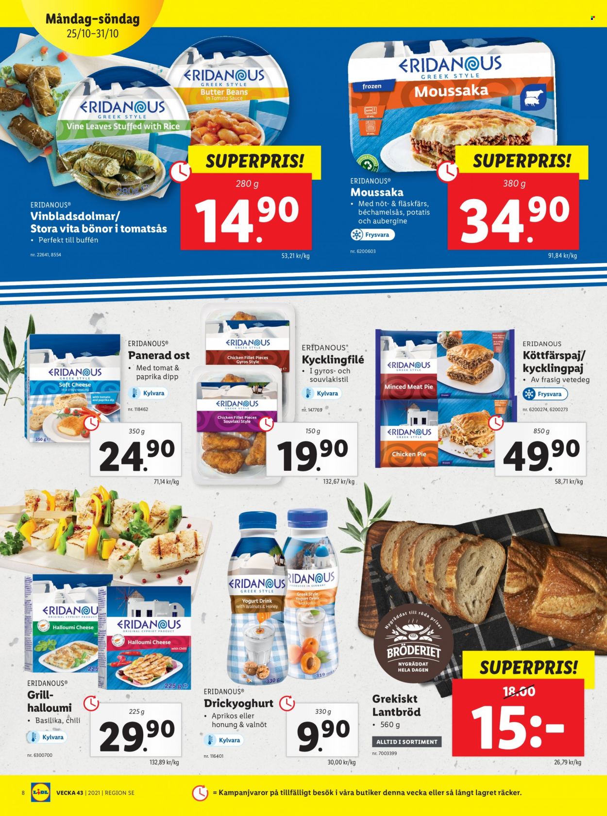 Lidl reklamblad - 25/10 2021 - 31/10 2021. Sida 8