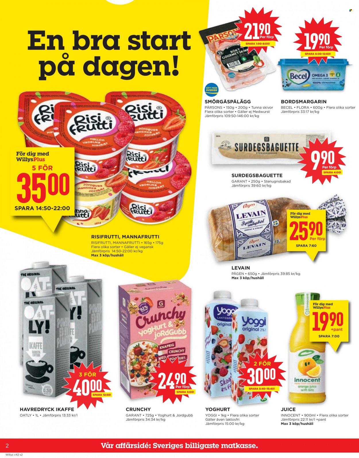 Willys reklamblad - 18/10 2021 - 24/10 2021. Sida 2