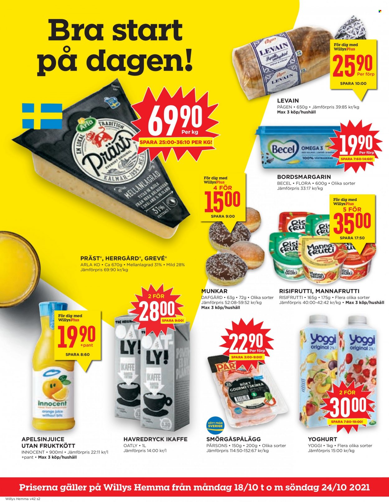 Willys reklamblad - 18/10 2021 - 24/10 2021. Sida 2