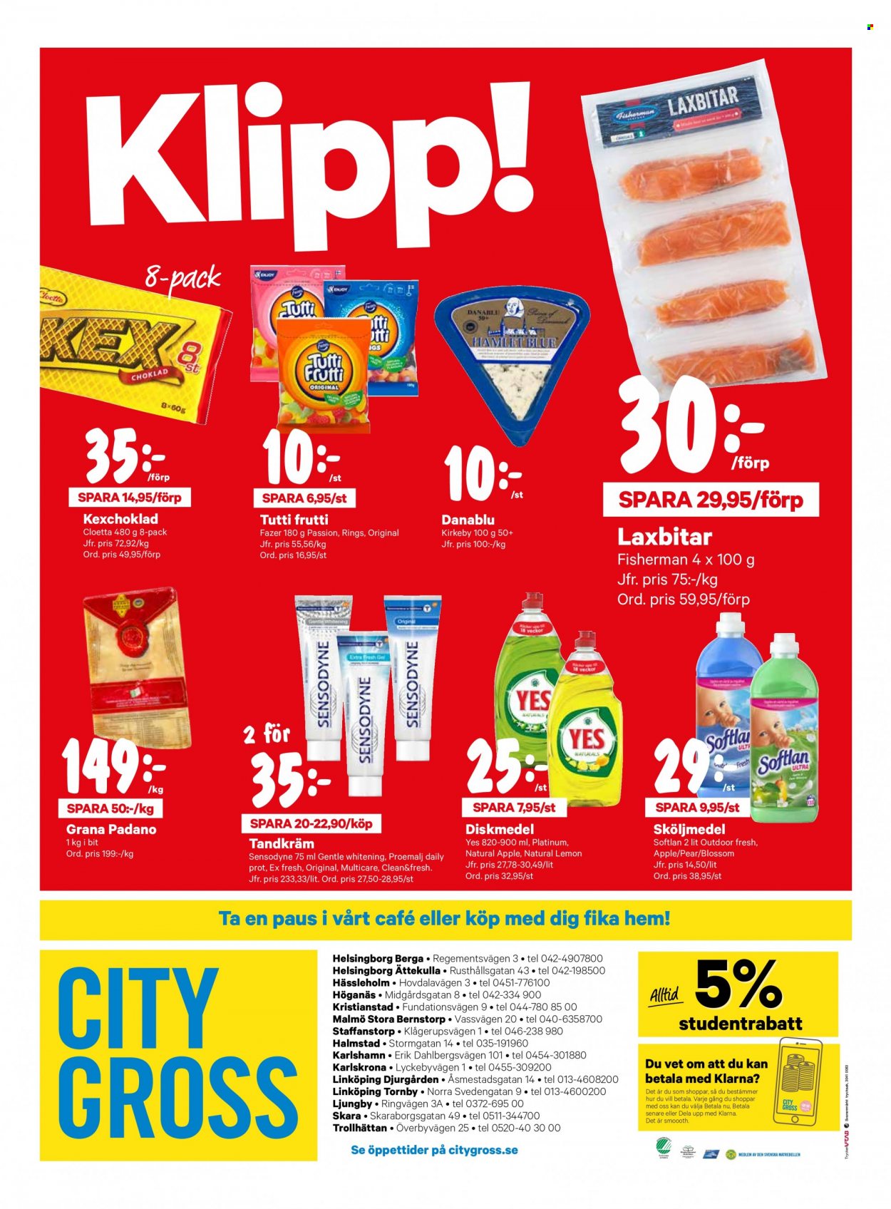 City Gross reklamblad - 18/10 2021 - 24/10 2021. Sida 16
