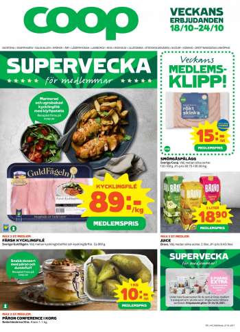 Coop reklamblad - 18/10 2021 - 24/10 2021.