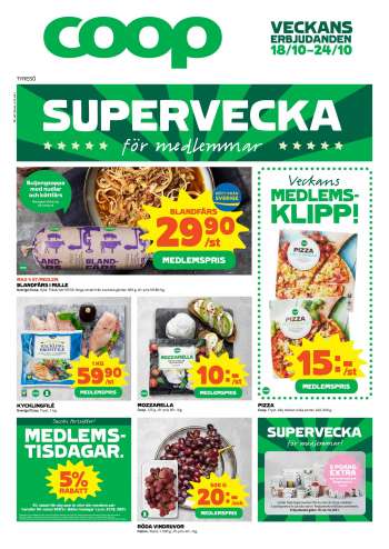 Coop reklamblad - 18/10 2021 - 24/10 2021.