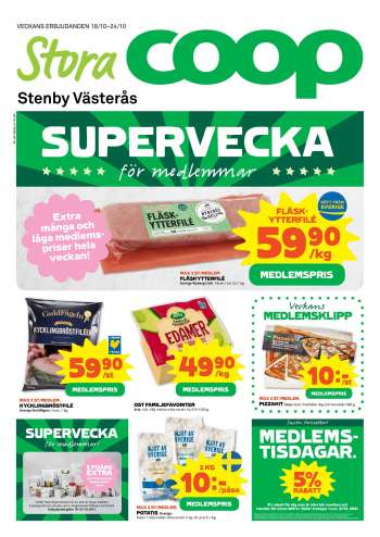 Coop reklamblad - 18/10 2021 - 24/10 2021.