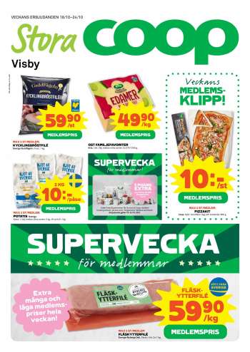 Coop reklamblad - 18/10 2021 - 24/10 2021.