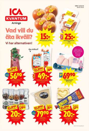 ICA reklamblad - 18/10 2021 - 24/10 2021.