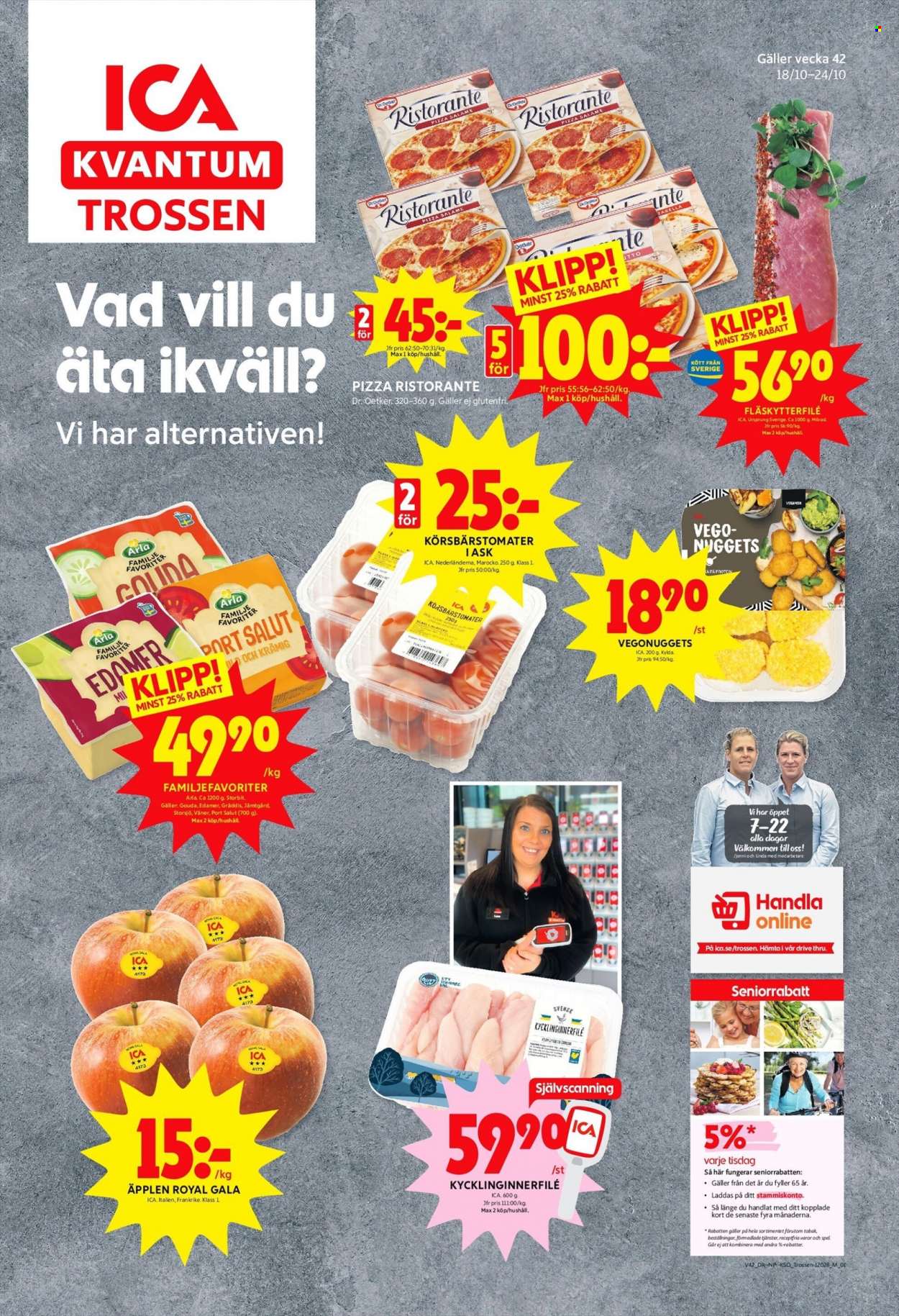 ICA reklamblad - 18/10 2021 - 24/10 2021. Sida 1