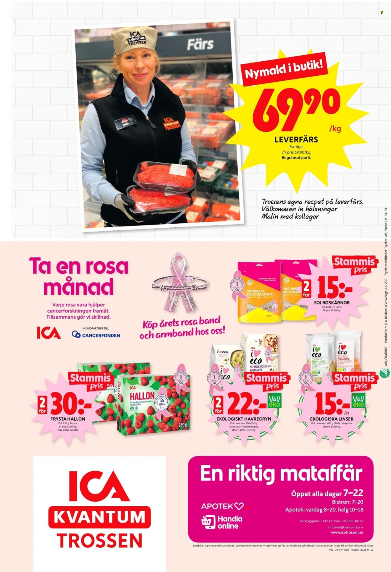 ICA reklamblad - 18/10 2021 - 24/10 2021. Sida 8