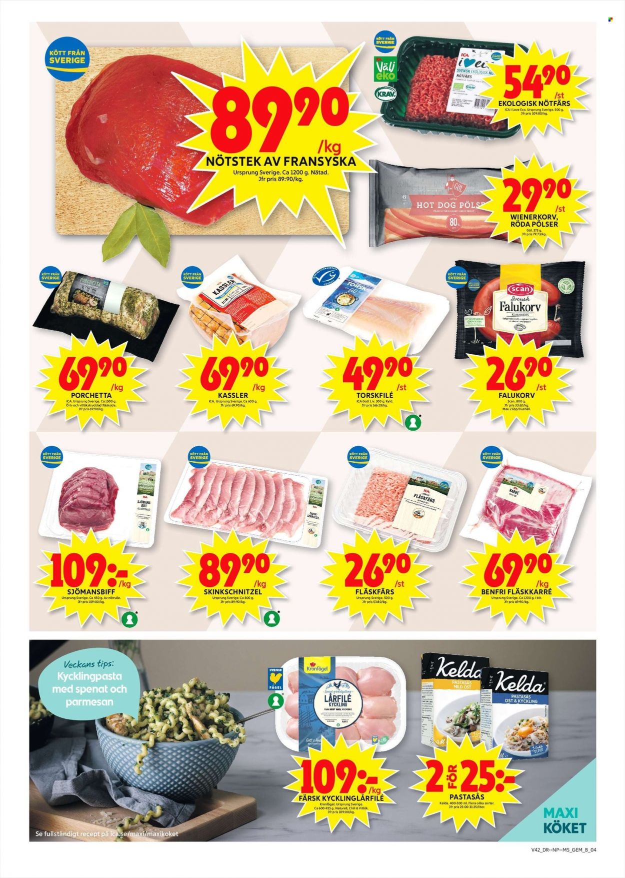 ICA reklamblad - 18/10 2021 - 24/10 2021. Sida 3
