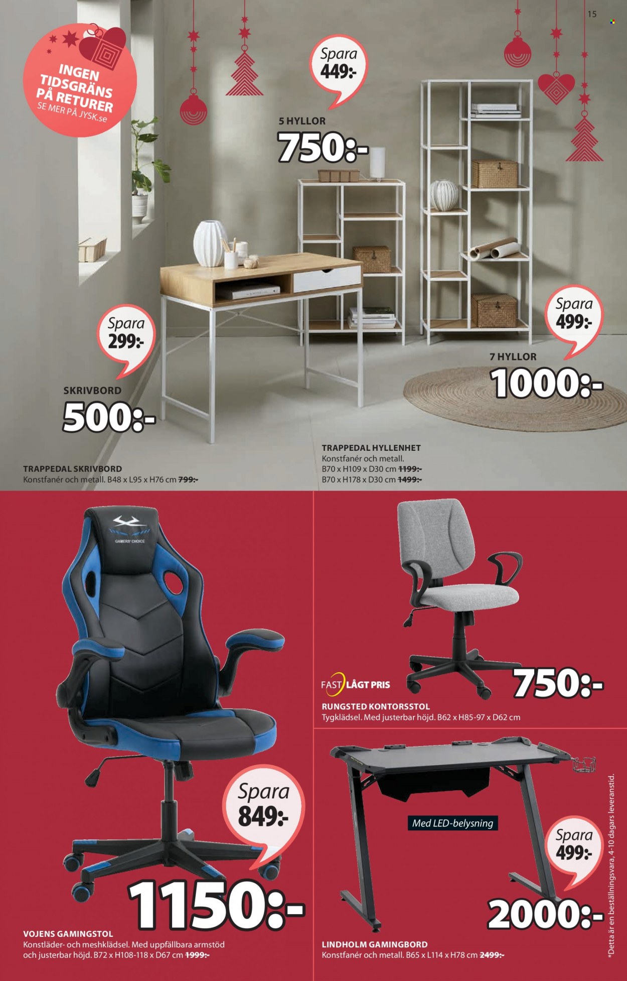 JYSK reklamblad - 25/10 2021 - 7/11 2021. Sida 15