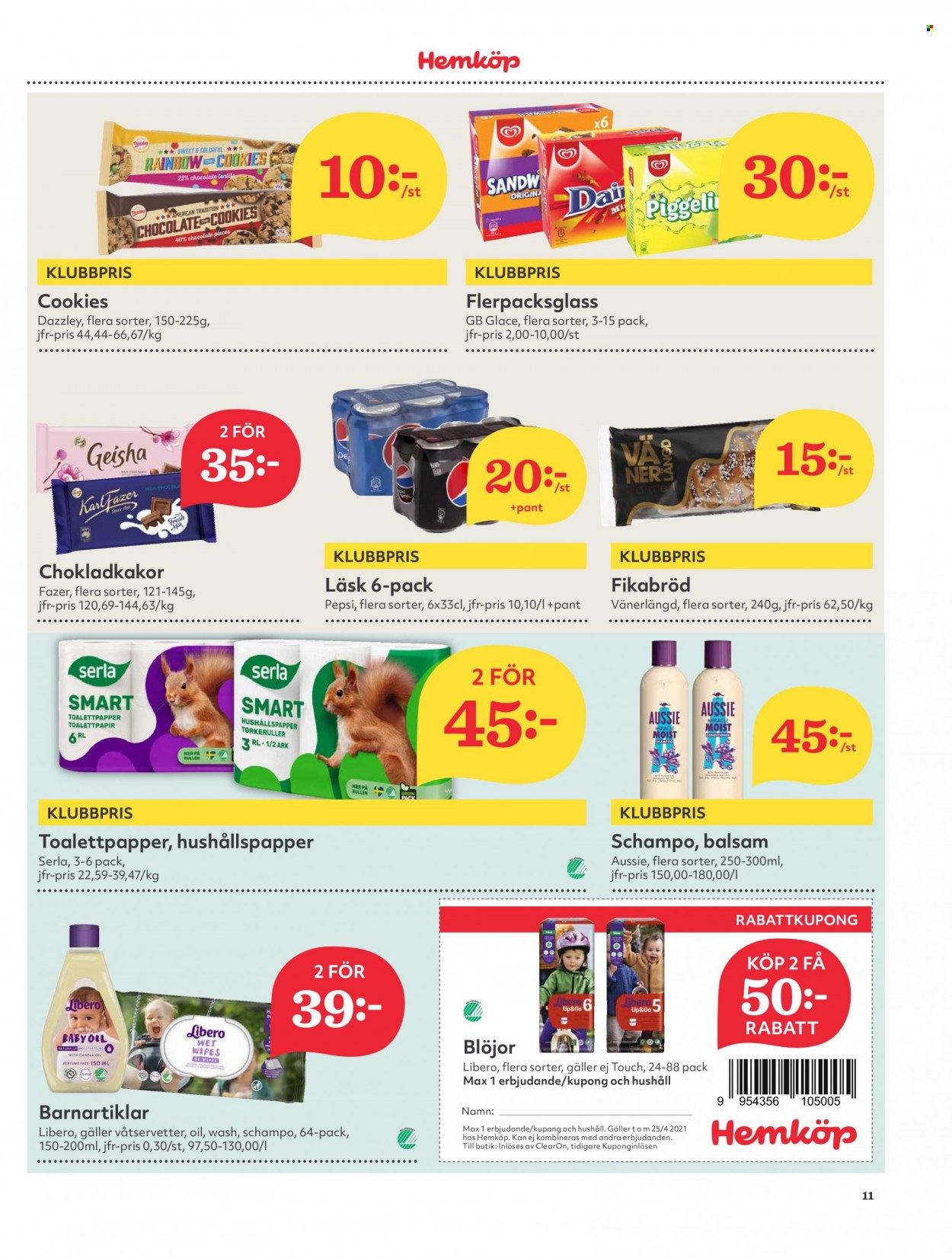 Hemköp reklamblad - 25/10 2021 - 31/10 2021. Sida 11