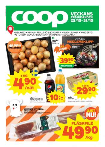 Coop reklamblad - 25/10 2021 - 31/10 2021.