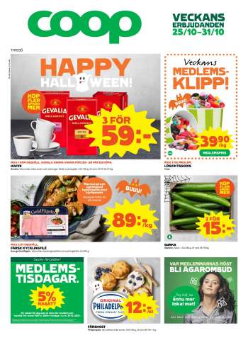 Coop reklamblad - 25/10 2021 - 31/10 2021.
