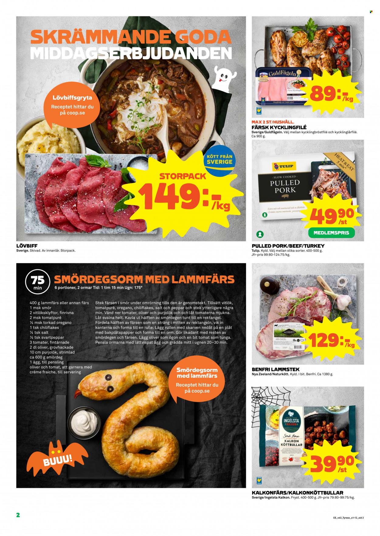 Coop reklamblad - 25/10 2021 - 31/10 2021. Sida 2