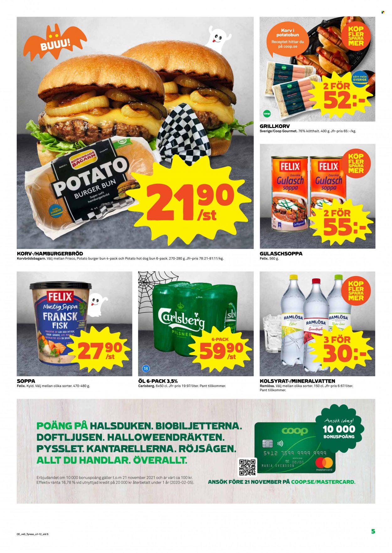 Coop reklamblad - 25/10 2021 - 31/10 2021. Sida 5