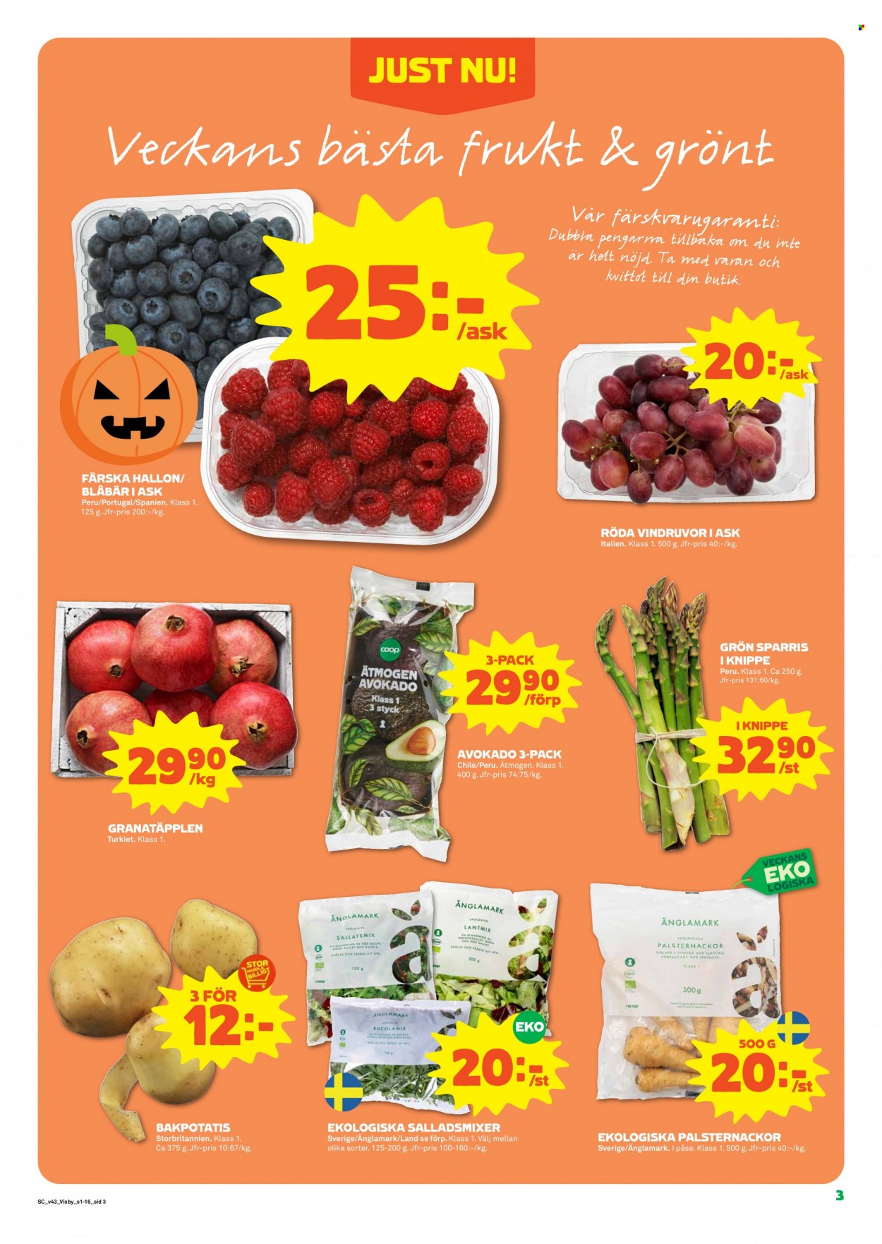 Coop reklamblad - 25/10 2021 - 31/10 2021. Sida 3