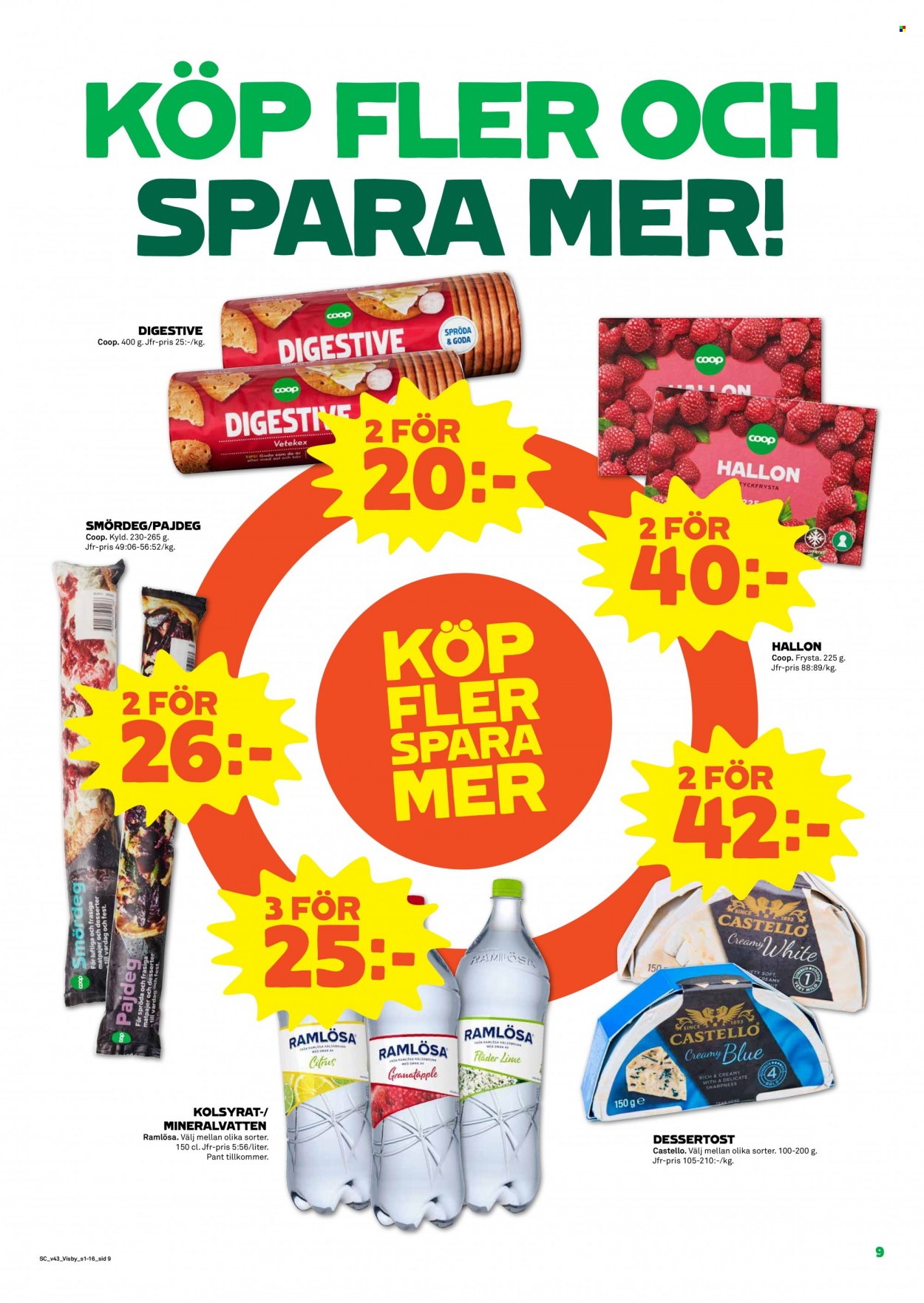 Coop reklamblad - 25/10 2021 - 31/10 2021. Sida 9