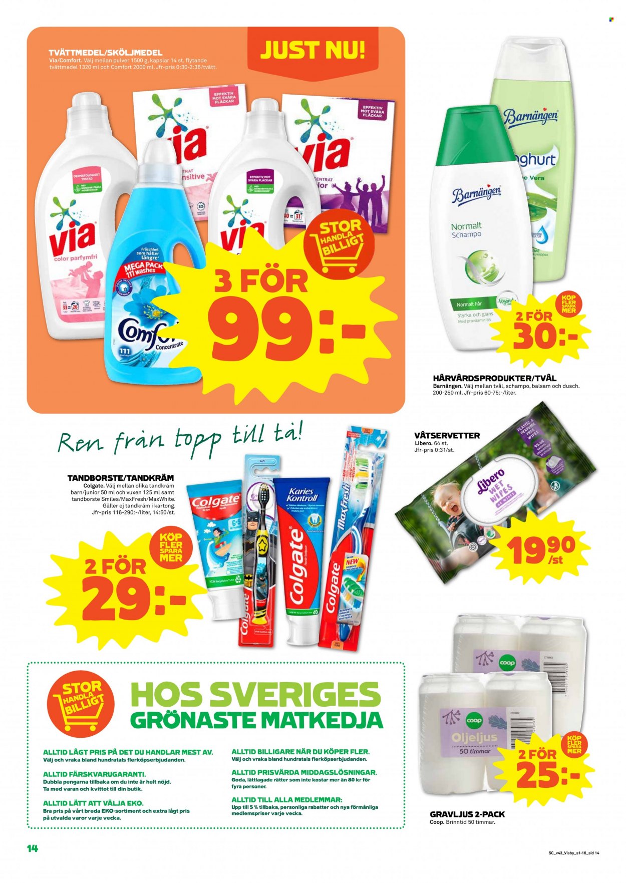 Coop reklamblad - 25/10 2021 - 31/10 2021. Sida 14