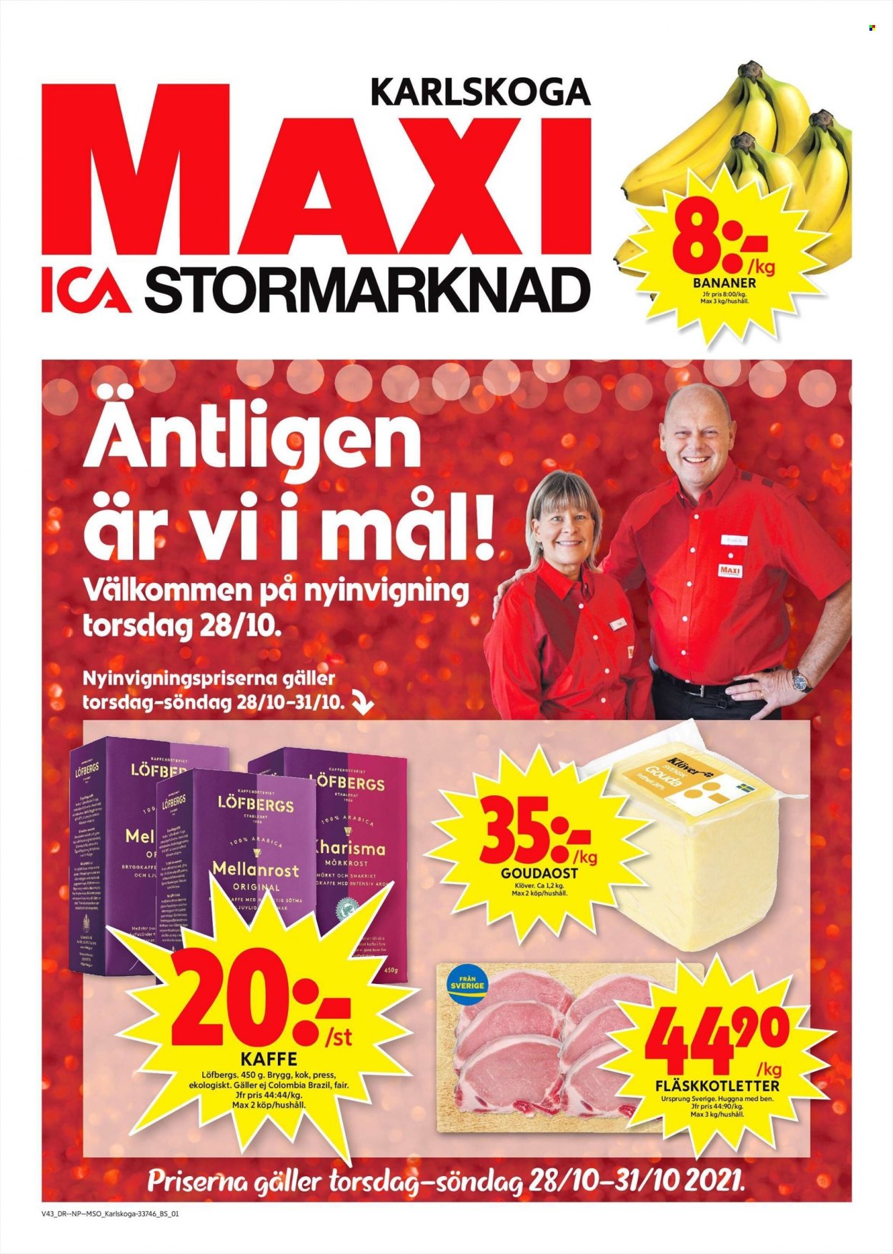ICA reklamblad - 25/10 2021 - 31/10 2021. Sida 1