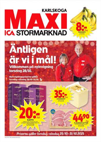ICA reklamblad - 25/10 2021 - 31/10 2021.