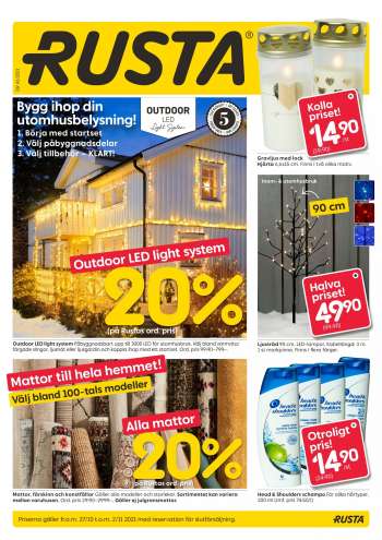 Rusta reklamblad - 27/10 2021 - 2/11 2021.