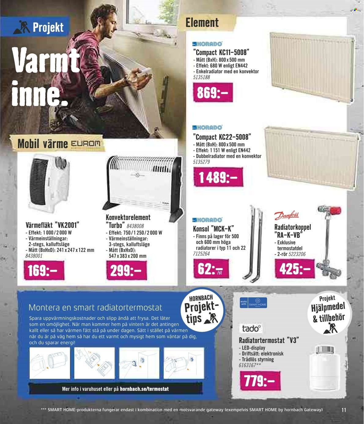 Hornbach reklamblad - 29/10 2021 - 24/11 2021. Sida 11