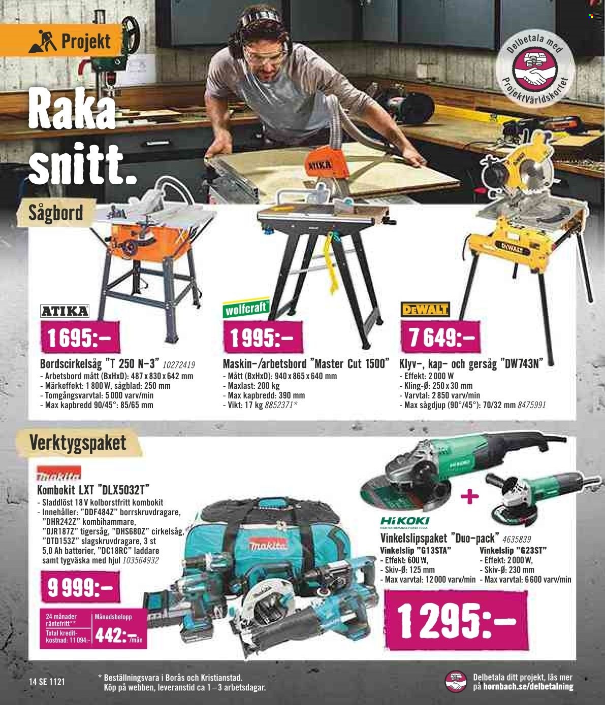 Hornbach reklamblad - 29/10 2021 - 24/11 2021. Sida 14