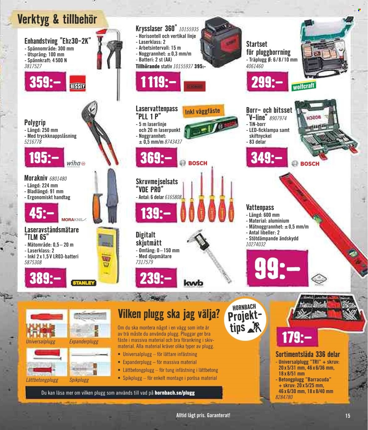 Hornbach reklamblad - 29/10 2021 - 24/11 2021. Sida 15